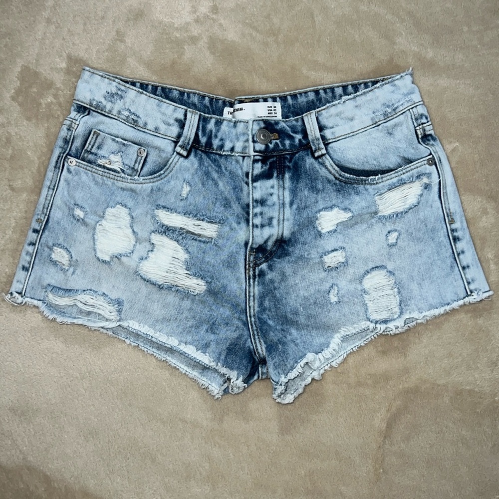 Zara denim shorts